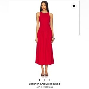 Revolve 4th & Reckless Red Dress